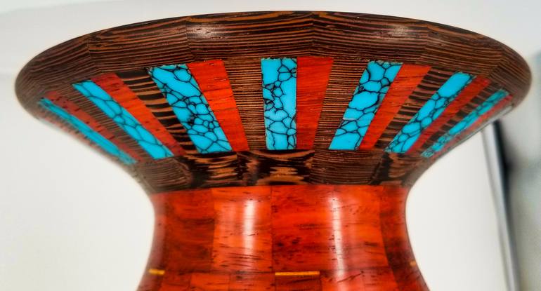 Original Modernism Patterns Sculpture by Heiko Weiner