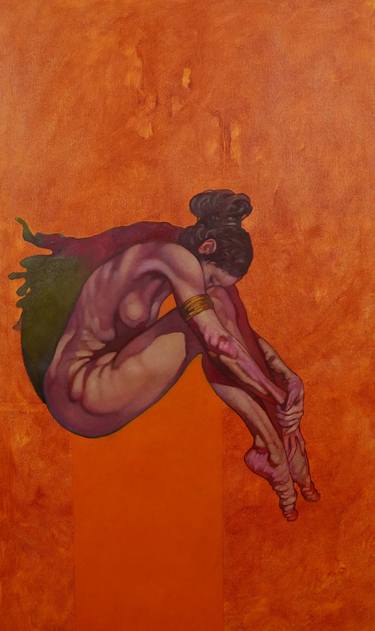 Original Nude Painting by Habib Katherz