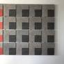 Black—Construction Process 

Acrylic on Wood.
«Construction Process » 
The project consists of 3 blocks(white, red, black); the size of every part is 160 х 160. 

Each block consists of 16 fragments, size 40 х 40.)