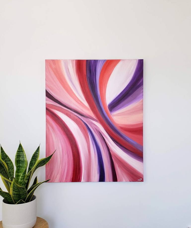 Original Fine Art Abstract Painting by Venus Wong