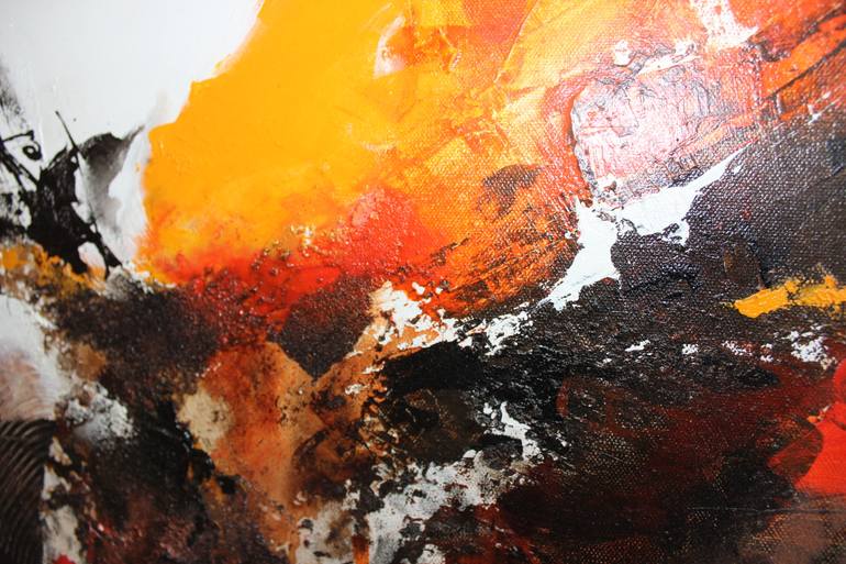 Original Art Deco Abstract Painting by Cyril Pienon
