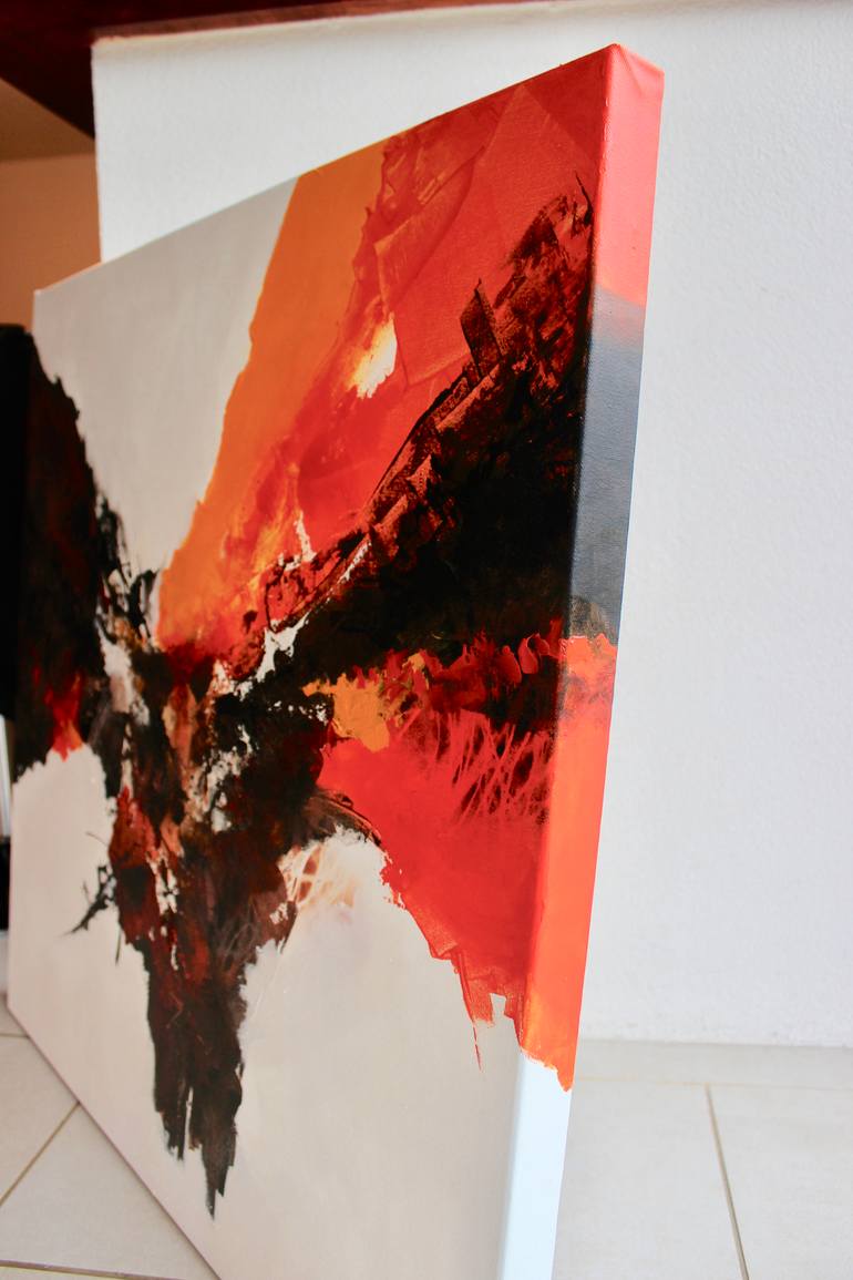 Original Art Deco Abstract Painting by Cyril Pienon