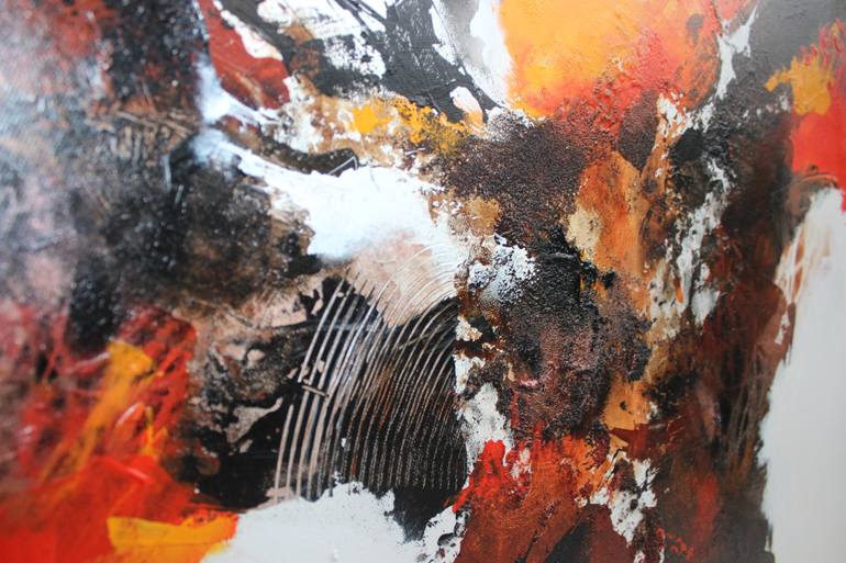 Original Art Deco Abstract Painting by Cyril Pienon