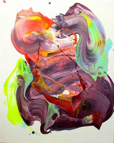 Original Abstract Painting by Manon Guégan