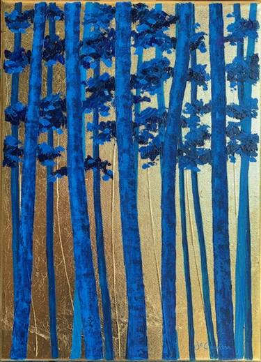 Original Tree Paintings by jo charlton