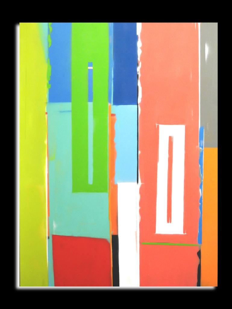 Original Abstract Expressionism Abstract Painting by Michael Gill Miller