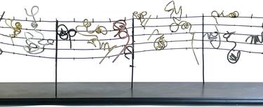 Original Conceptual Music Sculpture by Harry C Tabak