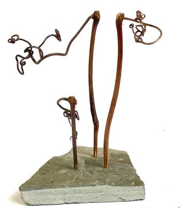 Original Surrealism Abstract Sculpture by Harry C Tabak