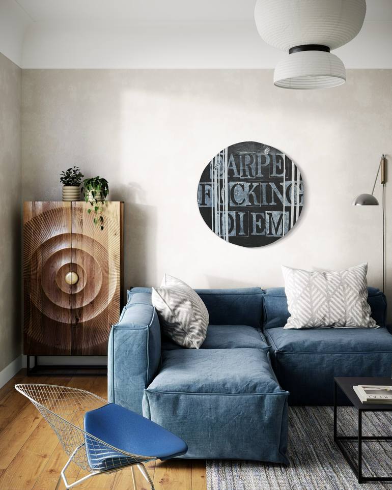 Original Street Art Typography Painting by Tina Psoinos
