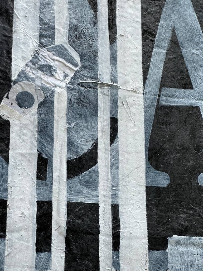 Original Street Art Typography Painting by Tina Psoinos