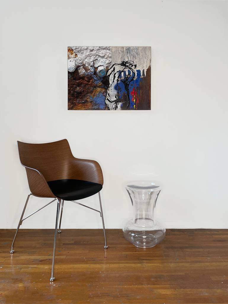 Original Figurative Nude Mixed Media by Tina Psoinos