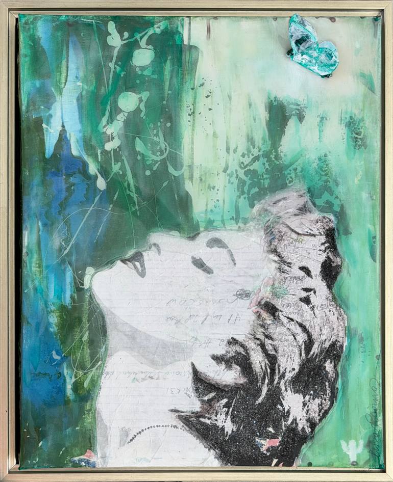 Original Pop Art Pop Culture/Celebrity Mixed Media by Tina Psoinos