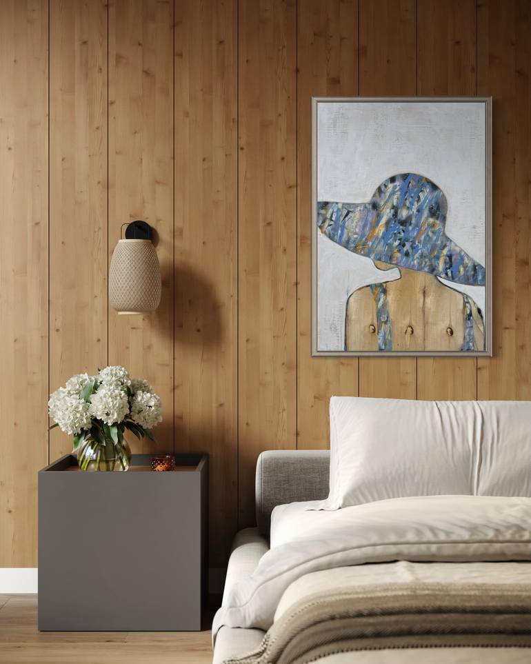 Original Street Art Beach Painting by Tina Psoinos