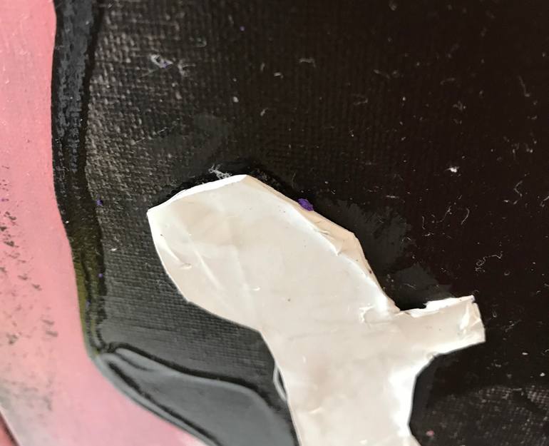 Original Street Art Abstract Painting by Tina Psoinos