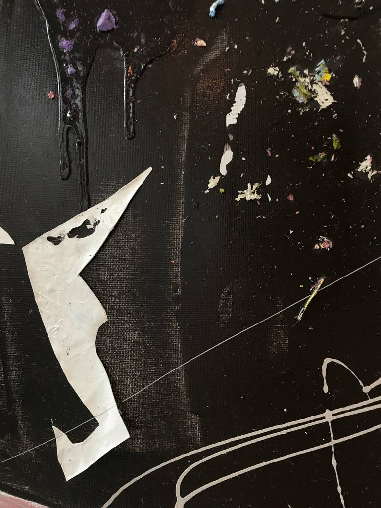 Original Street Art Abstract Painting by Tina Psoinos