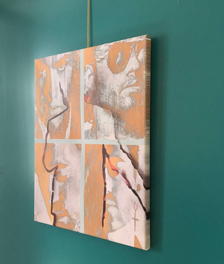 Original Street Art Pop Culture/Celebrity Mixed Media by Tina Psoinos