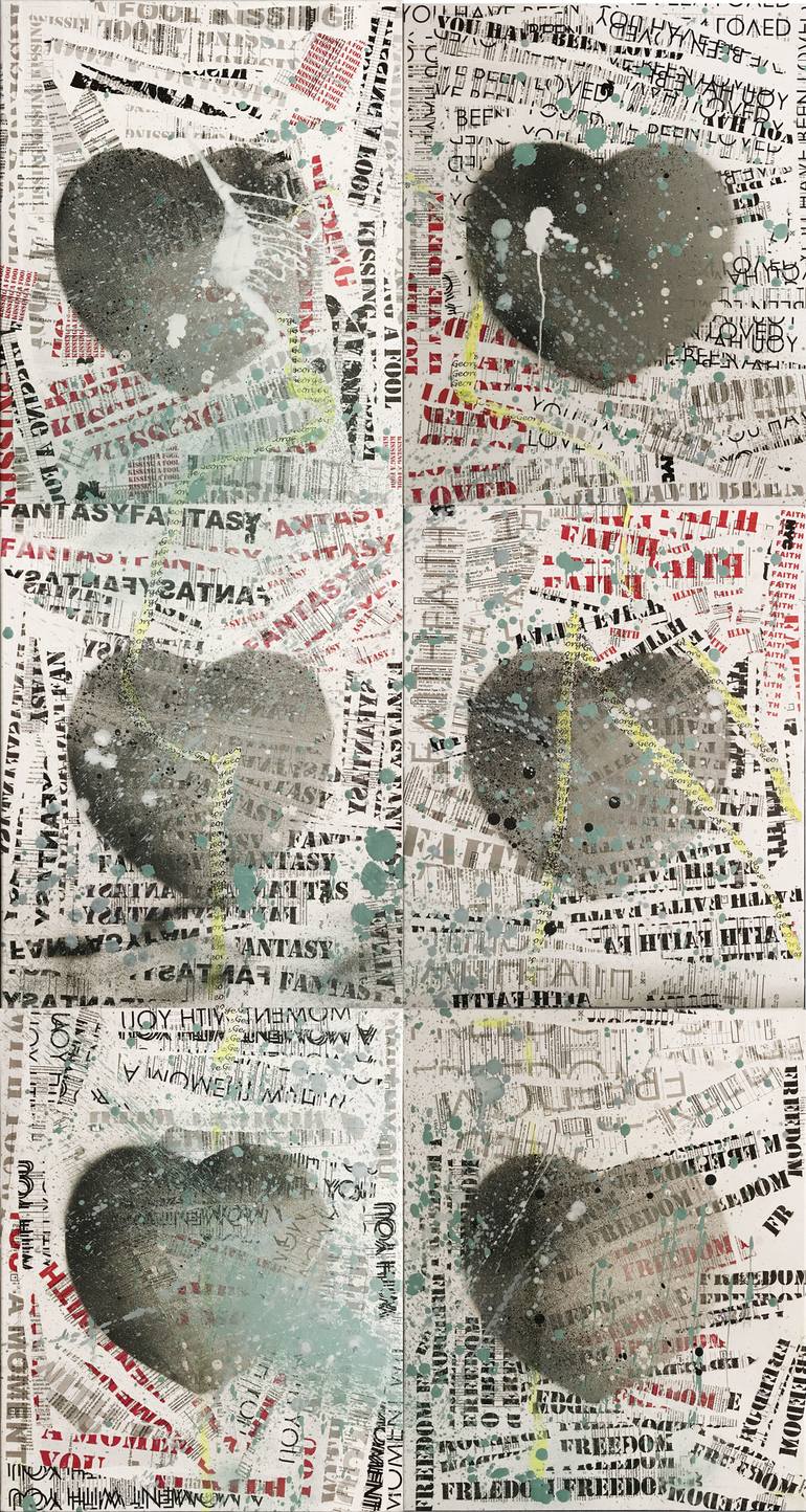 Original Graffiti Collage by Tina Psoinos