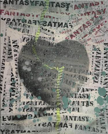 Original Street Art Love Collage by Tina Psoinos