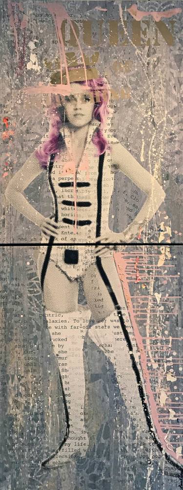 Original Pop Culture/Celebrity Mixed Media by Tina Psoinos