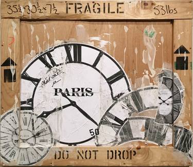 Original Time Collage by Tina Psoinos