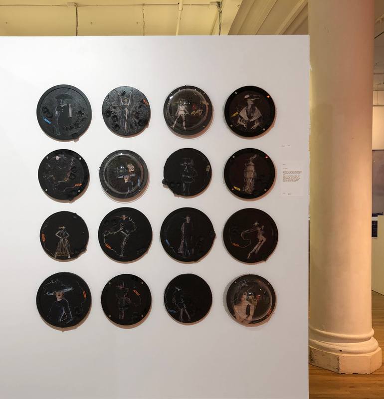 Original Figurative Fashion Collage by Tina Psoinos