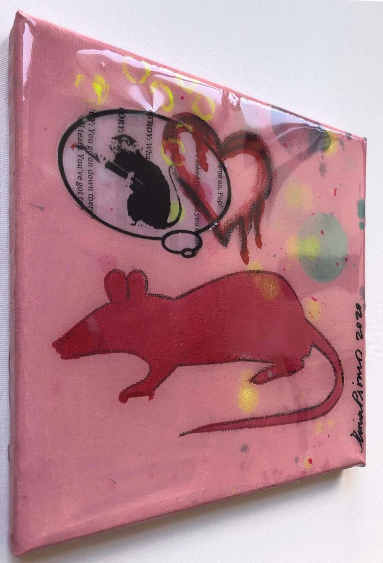 Original Pop Art Animal Painting by Tina Psoinos