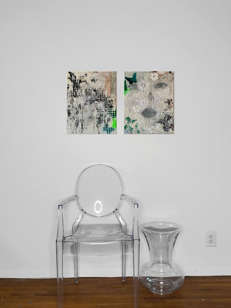 Original Figurative People Painting by Tina Psoinos