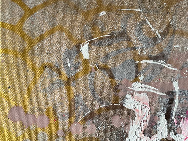 Original Abstract Floral Painting by Tina Psoinos