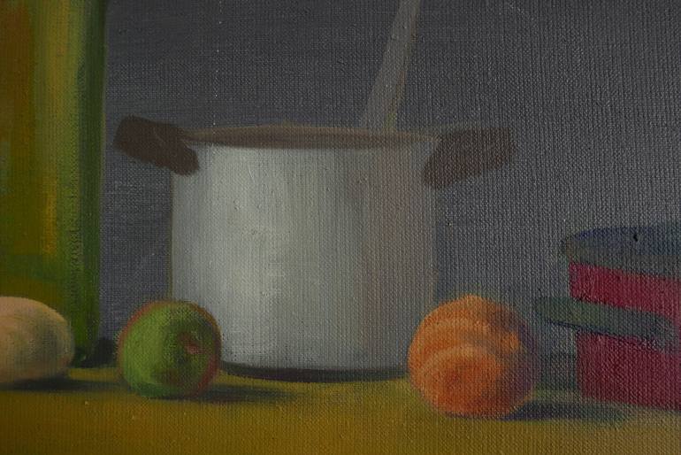 Original Minimalism Still Life Painting by Paulina Węgrzyn