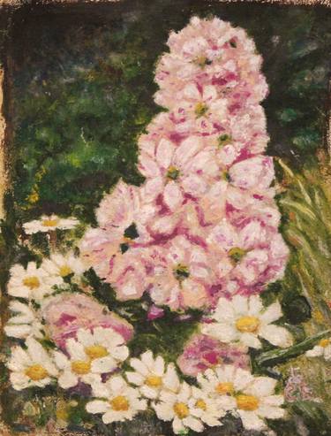 Original oil painting "Bouquet" Painting by Sergey Brusianin By Sergey Brusianin thumb