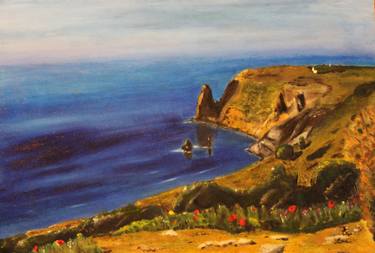 Original oil painting "Fiolent Crimea" Painting by Sergey Brusianin By Sergey Brusianin thumb
