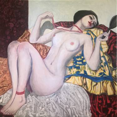 Original Figurative Nude Paintings by Josh Honeyman