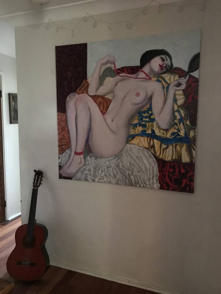 Original Figurative Nude Painting by Josh Honeyman