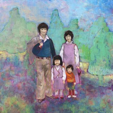 Original Conceptual Family Paintings by HyunJung Kim