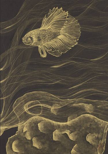 Original Fish Paintings by HyunJung Kim