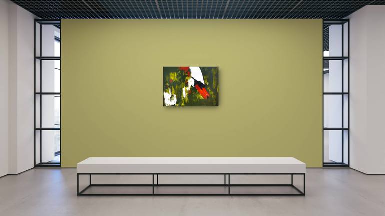 Original Abstract Expressionism Animal Painting by Barbara Dilg