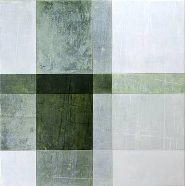 Original Abstract Geometric Paintings by Douglas Deveny