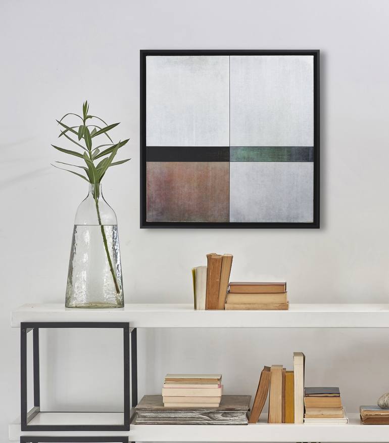 Original Geometric Painting by Douglas Deveny