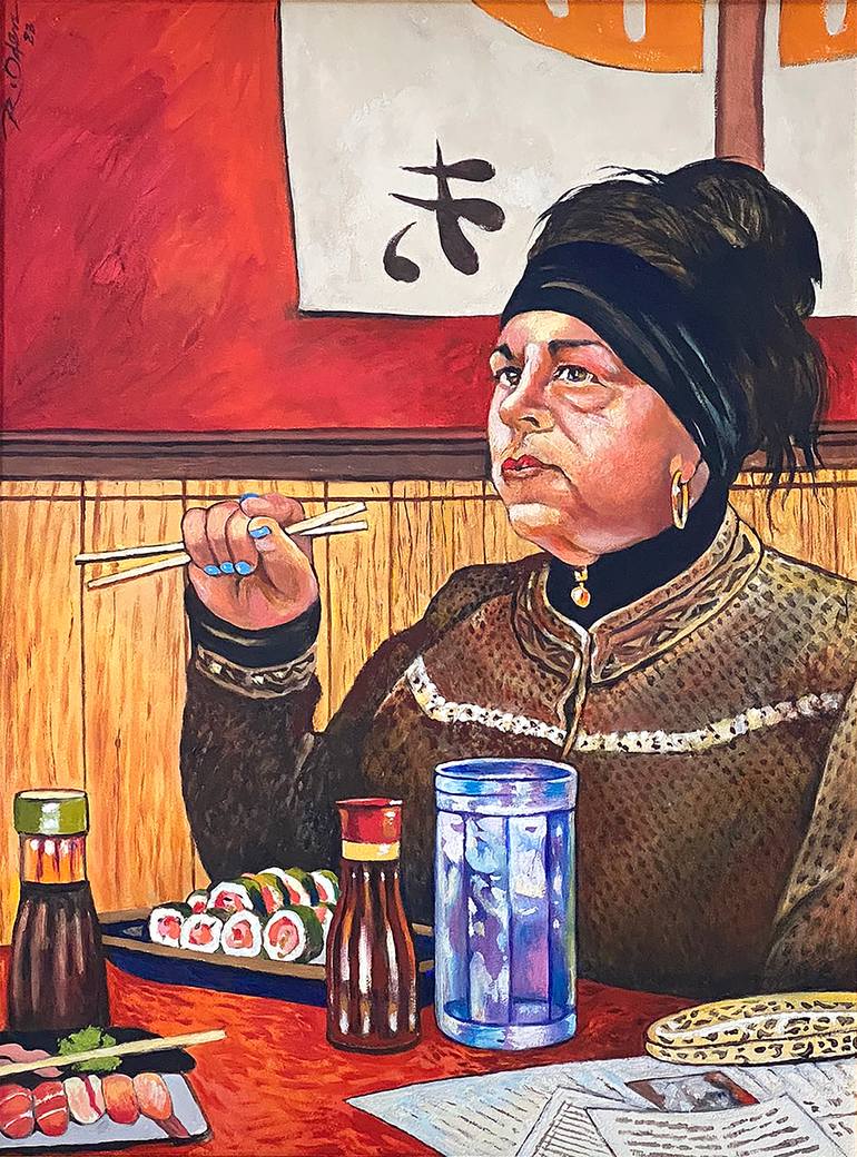 Original Contemporary People Painting by Ron Oden