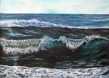 Original Realism Seascape Paintings by Gianluca Cremonesi