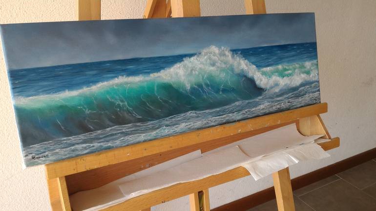 Original Realism Seascape Painting by Gianluca Cremonesi