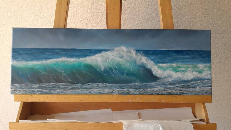 Original Realism Seascape Painting by Gianluca Cremonesi