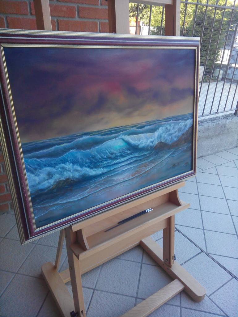 Original Realism Seascape Painting by Gianluca Cremonesi