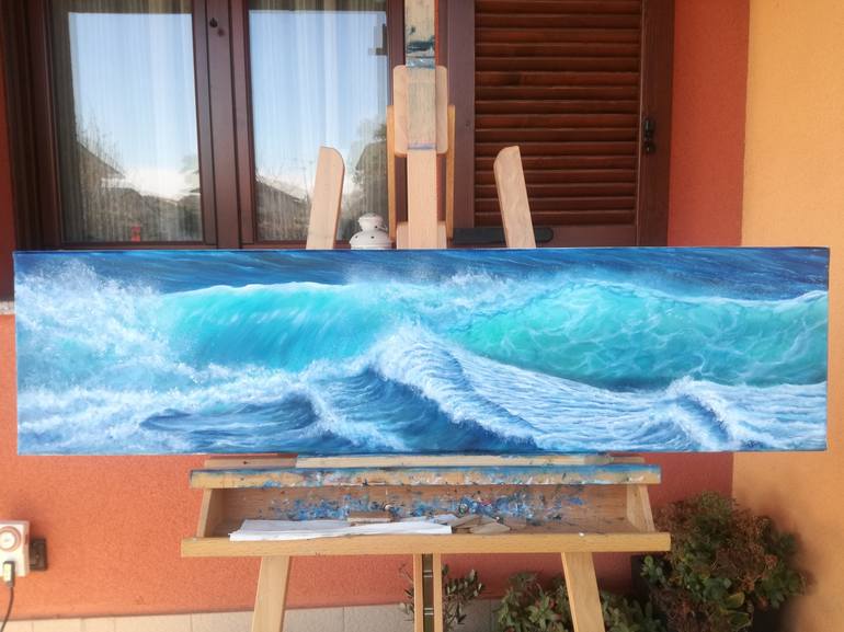 Original Realism Seascape Painting by Gianluca Cremonesi