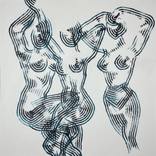 Bettie In Three Poses by Alice Palmer