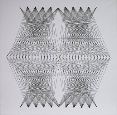 Original Modern Geometric Collage by Alice Palmer