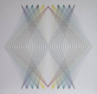 Original Minimalism Geometric Collage by Alice Palmer