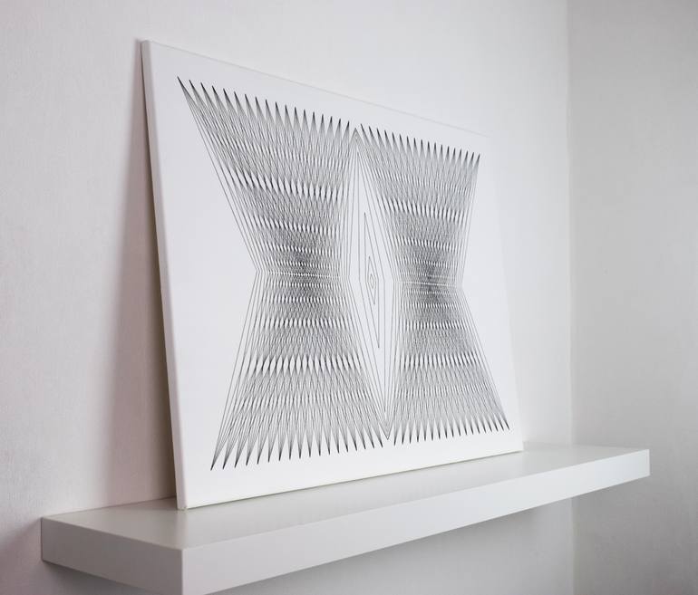 Original Minimalism Science/Technology Collage by Alice Palmer
