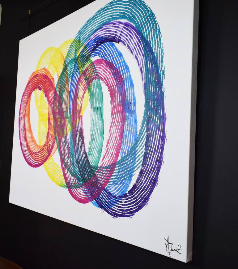 Original Pop Art Abstract Painting by Alice Palmer
