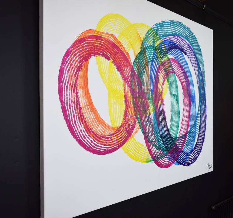 Original Pop Art Abstract Painting by Alice Palmer